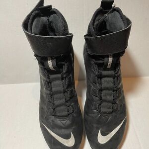 Nike Force Savage Shark 2 HighTop Black Football Cleats AQ7722-001 Men Size 11.5